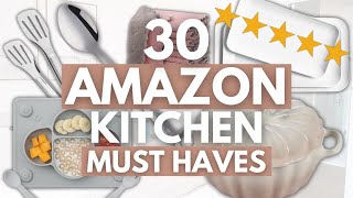 30 MUST HAVE Amazon Kitchen Items  Amazon Items You Didnt Know you NEED Amazon Must Haves Kitchen [upl. by Waddington653]