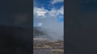 Geysir started forming 1150 CE lasteruption2016 eruptevery3hours [upl. by Reamy]