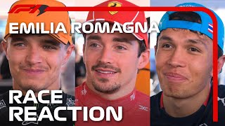 Drivers Reaction After the Race  2024 Emilia Romagna Grand Prix [upl. by Brenk]