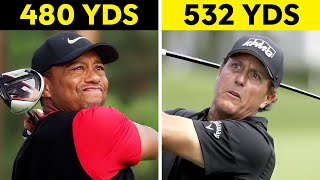 Pro Golfers With The LONGEST Drives Ever Recorded [upl. by Yllac]