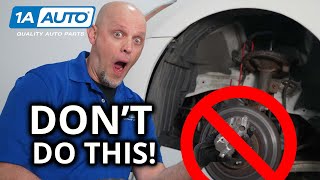 Most Common Brake Installation Mistakes [upl. by Broddy468]