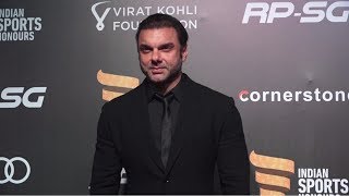 Sohail Khan At Indian Sports Honours Awards 2017 [upl. by Aiekan]