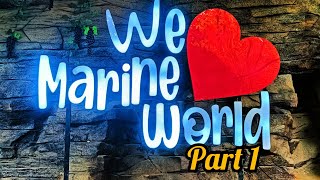 MARINE WORLD chavakkad Part1ഇന്ത്യയിലെ ഏറ്റവും വലിയ പബ്ലിക് അക്വാറിയംmust visit place in thrissur [upl. by Matheny]