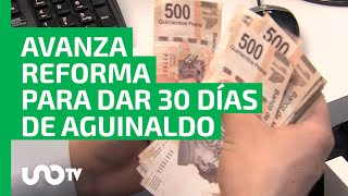 ¡Aguinaldo al doble Senado aprueba en comisiones incrementarlo de 15 a 30 días [upl. by Thurmann]