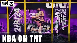 The TNT Tuesday Crew Share Their Remarks On Kobes Statue Unveiling on 2824 💜🐍  NBA on TNT [upl. by Kimon]