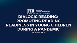 Dialogic Reading Promoting reading readiness in young children during a pandemic  Dr Katie Hart [upl. by Akinej145]