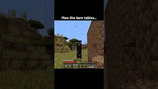 How the tables turn minecraft minecraftshorts minecraftmemes shorts funny memes gaming fyp [upl. by Arbma]