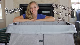 REVIEW BabyBjorn Travel Crib Light [upl. by Sivla]