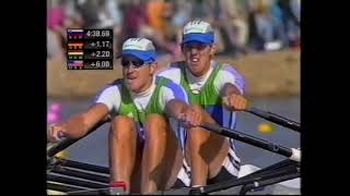 2000 Sydney Olympics Rowing Mens 2x Semifinal [upl. by Einafets552]