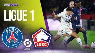 PSG vs Lille  LIGUE 1 HIGHLIGHTS  021024  beIN SPORTS USA [upl. by Namor]