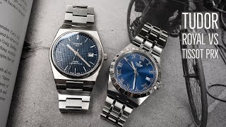 INCREDIBLE value for money sport watches  Tudor Royal vs Tissot PRX Powermatic 80 [upl. by Deana349]