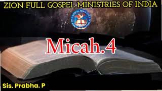 8 November 2024 Micah 4 [upl. by Nosyerg820]