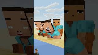 HELP Herobrine Become The Fastest Swimmer😱😱mashle shorts trending anime minecraft trend fyp [upl. by Elexa]