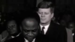 March 8 1961  President John F Kennedys Remarks of Welcome to President Nkrumah of Ghana [upl. by Ku]