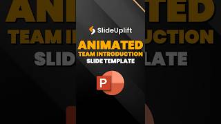 An Animated PowerPoint Slide To Step Up Your Team Introduction shorts ppttemplates template [upl. by Ativet]