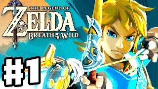 The Legend of Zelda Breath of the Wild  Gameplay Part 1  Link Awakens Nintendo Switch [upl. by Noyrb]