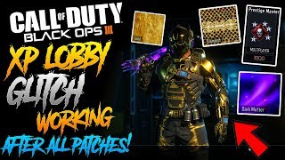 BO3 GLITCHES NEW XP LOBBY GLITCH WORKING AFTER ALL PATCHES 2020 SUPER EASY TO DO [upl. by Amanda193]