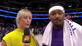 Bradley Beal talks after hes 20pts help Suns destroy Mavs 126116 [upl. by Eduam]