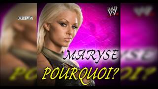 WWE quotPourquoiquot Maryse Theme Song  AE Arena Effect [upl. by Eceinhoj697]