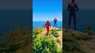 GTA V IRON MAN Saving SPIDERMAN From Money Heist shorts [upl. by Waechter]