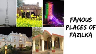 Fazilka Small city Big thingsFamous places of FazilkIndia Pakistan Borderclock TowerA City Tour [upl. by Gregorius222]