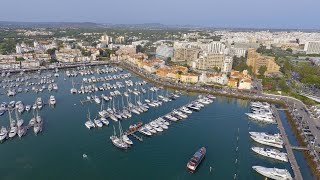 Vilamoura Algarve  Portugal  4K Drone Footage [upl. by Annahsit]