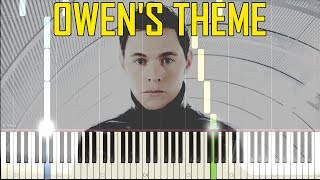 Owens Theme  Torchwood Synthesia Piano Tutorial [upl. by Eneg728]