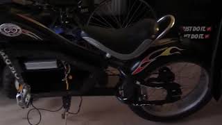 48v 1000w e bike build  Electric chopper bicycle build [upl. by Anyaj]