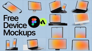 Free Device Mockups For Figma [upl. by Diskson]