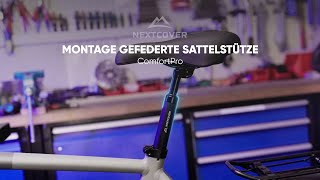 Montagevideo Sattelstütze ComfortPro  montieren und ergonomisch einstellen [upl. by Rora]