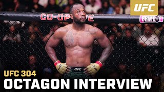 Leon Edwards Octagon Interview  UFC 304 [upl. by Akemit305]