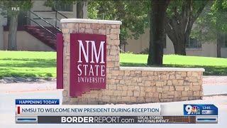 NMSU to welcome new president during reception [upl. by Ahsap581]