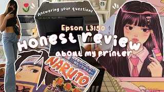 My Epson L3150 printer Honest review QnA vinyl sticker printing print issues and more review [upl. by Middleton387]