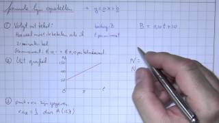 HAVO4wisBH12 Formule lijn opstellen [upl. by Nosnhoj781]