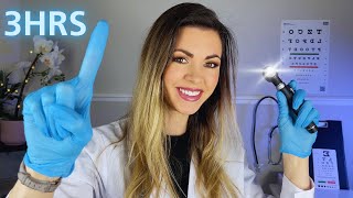 ASMR The ULTIMATE Cranial Nerve Exam 3HRS of medical RP Compilation ♡ [upl. by Zehe178]