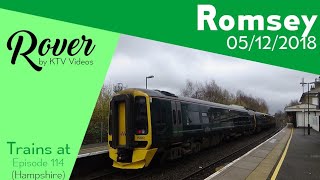 Trains at Romsey WML  51218 [upl. by Patricio]