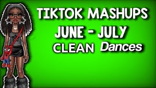 CLEAN🫧🪥 TIKTOK MASHUPS JUNEJULY CLEAN DANCES 2024 [upl. by Dine]