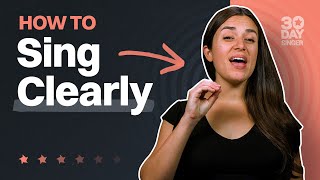 How To Sing With A Clear Voice In 5 Minutes SUPER Easy For Beginners  30 Day Singer [upl. by Ainevuol876]