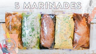 5 EASY DIY Chicken Marinades  3 Meal Ideas  HONEYSUCKLE [upl. by Florrie408]