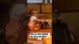 Big Sis and Lil sis fighting over a to go plate at longhorn😂 ​⁠youcantfakesteak shorts [upl. by Aiveneg68]