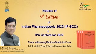 Indian Pharmacopoeia 2022 edition Salient Features of IP 2022  dkv Pharmaguidance [upl. by Krantz708]