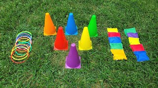 Ring Toss Game How To Play and Set Up  Carnival Games [upl. by Chlo286]