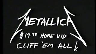 Metallica Cliff em all 1987 [upl. by Jae613]