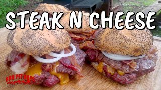 Steak n Bacon Cheese Burger [upl. by Jerold]