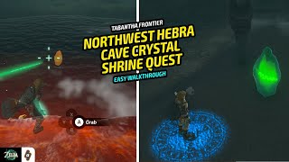 EASY GUIDE Northwest Hebra Cave Crystal Shrine Quest  Zelda Tears of the Kingdom Walkthrough [upl. by Asihtal]