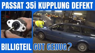 Passat 35i Reparatur Kupplung  Billiges Ersatzteil von Ebay gut genug NEUER NEHMERZYLINDER [upl. by Annaej]