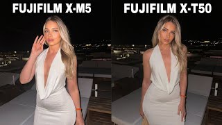 Fujifilm XM5 Vs Fujifilm XT50 Camera Test Comparison [upl. by Owiat153]