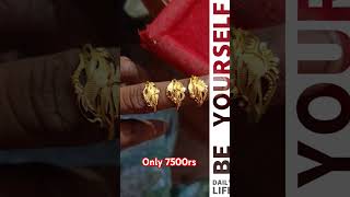 Daily life use ring 18k 750trending gold 24ctfancy jewellery [upl. by Gannes]