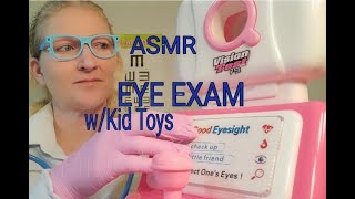 ASMR Eye Doctor Exam wKid Toys Medical playset Roleplay [upl. by Auria]