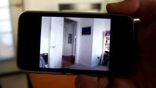 iCam video surveillance app for iPhone and iPod Touch  Quick review [upl. by Bertrand998]